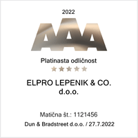 Elpro - AAA Platinasta odličnost