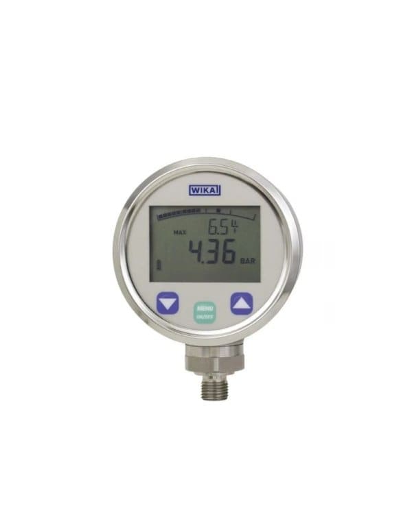 The WIKA DG-10 digital pressure gauge for industrial applications is used for pressure measurement of gaseous and liquid media.