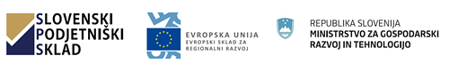 Naložbo (izdelavo spletne strani in spletne trgovine) sofinancirata Republika Slovenija in Evropska unija iz Evropskega sklada za regionalni razvoj.