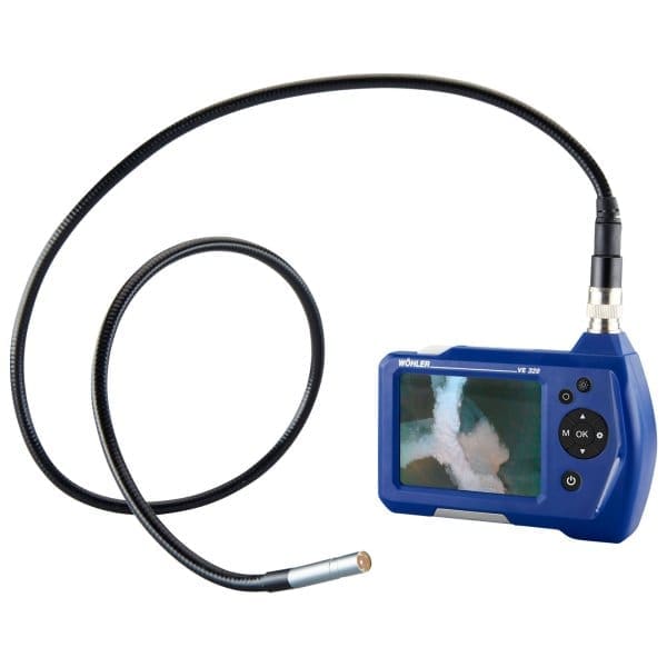 Camera for observation and inspection in hard-to-reach places and locations