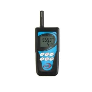 Portable handheld relative humidity and temperature meter