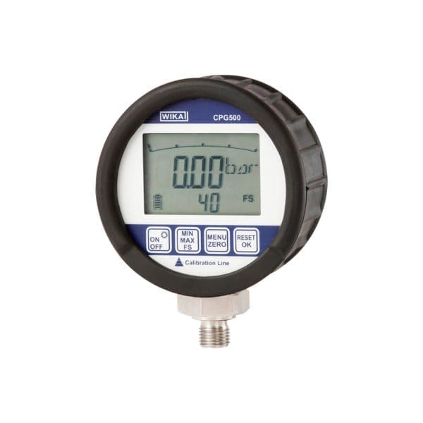 CPG500 digitalni manometer WIKA se uporablja pri merjenju tlaka plinskih in tekočih medijev.