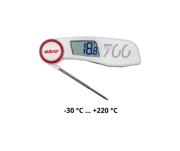 TLC 700 prenosni termometer z zložljivo sondo EBRO