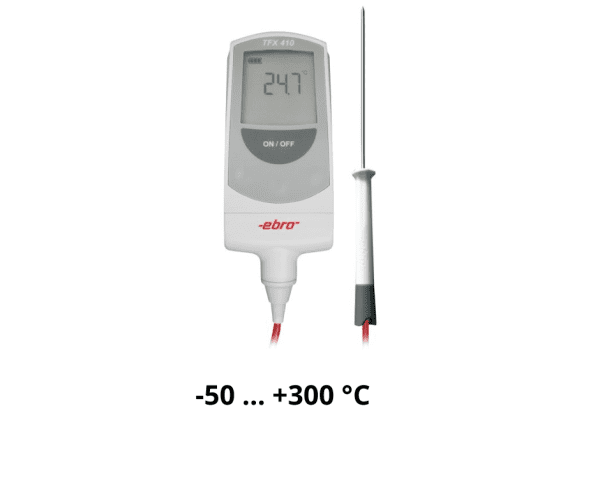 TFX 410 jedrni termometer s fiksno Pt1000 sondo EBRO
