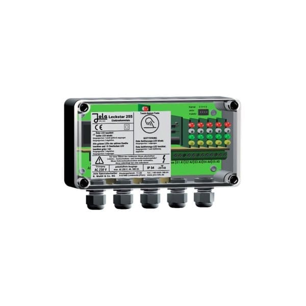 Leckstar 255 is designed for limit level signalling. They shall be installed in a control cabinet or other suitable protective enclosure. The switches are suitable for use in clean environments.
