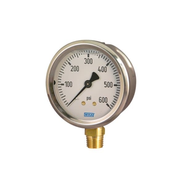 213.53 WIKA pressure gauge with Bourdon tube is used for pressure measurement of gaseous and liquid media.