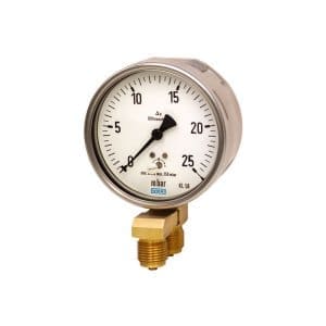 716.11 Diferencialni manometer WIKA za nizke tlake do 2.5 mbar se uporablja pri merjenju razlike v tlaku plinskih in tekočih medijev.