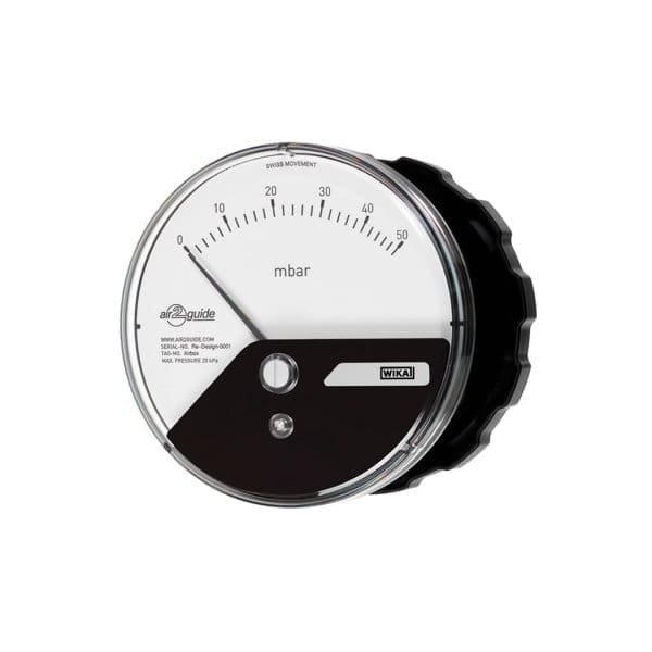 A2G-10 diferencialni manometer WIKA za prezračevanje in klimatizacijo se uporablja pri merjenju razlike v tlaku plinskih in tekočih medijev.