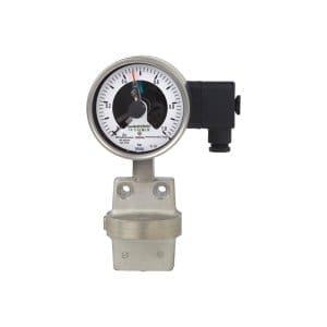DPGS43.100 diferencialni manometer WIKA s preklopnimi kontakti se uporablja za nadzor diferenčnih tlakov, instrument omogoča preklapljanje in prikazovanje.