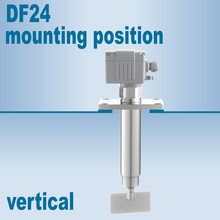 DF24 uporablja se za večino sipkih materialov (trdnih delcev) za zaznavanje stanja polno, prazno ali po želji v silosih, rezervoarjih in zabojnikih