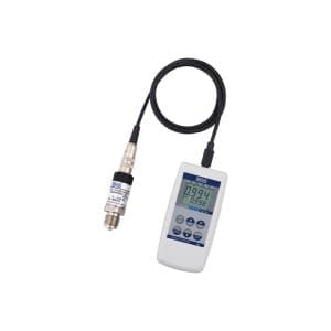 The CPH6200 portable pressure indicator with external reference pressure sensor can be used for gauge or absolute pressure measurements.