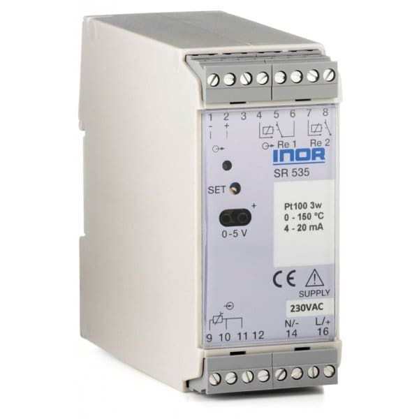alarm unit for temperature measurements