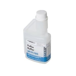 PL9 pH 9 puferska raztopina za PHT 830. Količina puferske raztopine je 250 ml. Uporablja se za boljše delovanje naprave PHT 830.