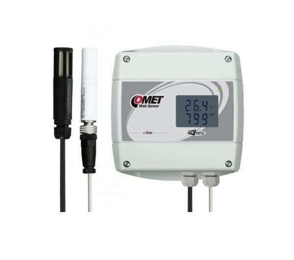 PoE Web Sensor for temperature, humidity and CO2 measurement