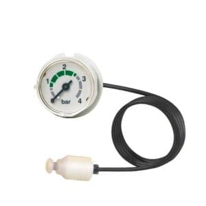 101.12 WIKA pressure gauge with plastic capillary is used for pressure measurement of gaseous and liquid media.