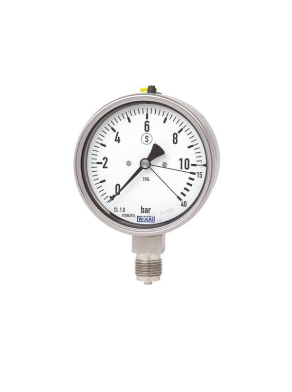233.36 manometer WIKA z bourdonovo cevjo se uporablja pri merjenju tlaka plinskih in tekočih medijev.