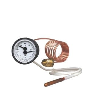 MFT termomanometer WIKA za tlak in temperaturo se uporablja pri merjenju tlaka in temperature pri plinskih in tekočih medijih.