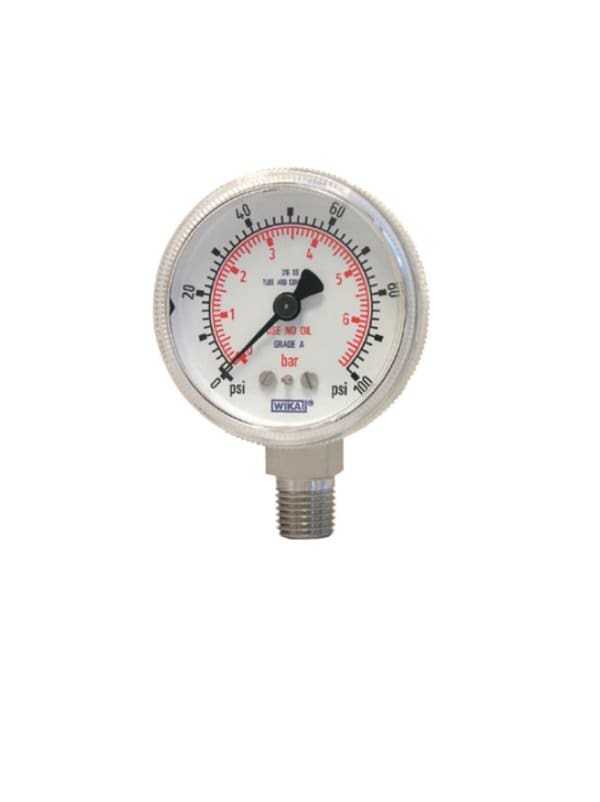 130.15 manometer WIKA za aplikacije visoke čistosti se uporablja pri merjenju tlaka plinskih in tekočih medijev.