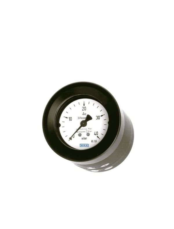 The 716.05 WIKA differential pressure gauge for high load safety is used for measuring pressure differentials of gaseous and liquid media.