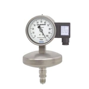 APGT43.160 absolutni manometer z izhodnim signalom se uporablja pri merjenju tlaka plinskih in tekočih medijev