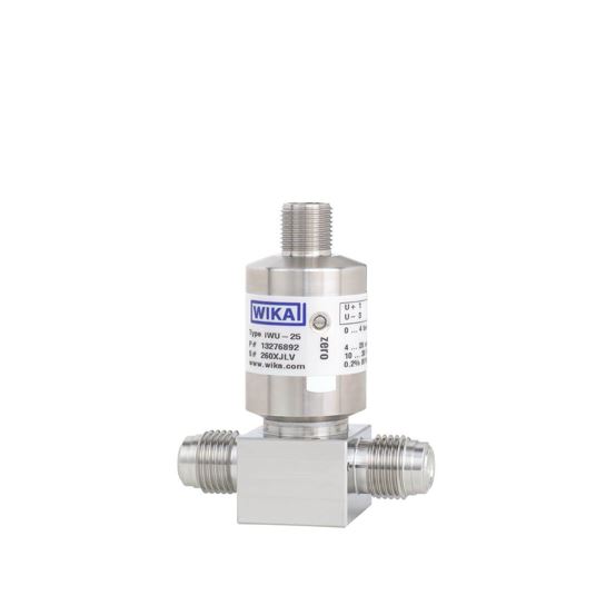 The WIKA iWU-25 ultra high purity pressure transmitter for hazardous areas is a device that detects pressure and converts it into an electrical signal, the amount depending on the pressure or fluid.