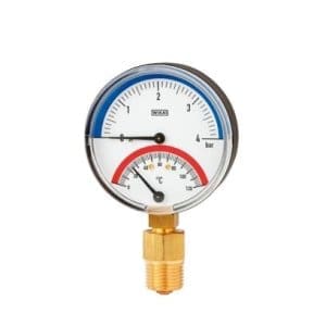 100.0x thermomanometer for pressure and temperature measurement