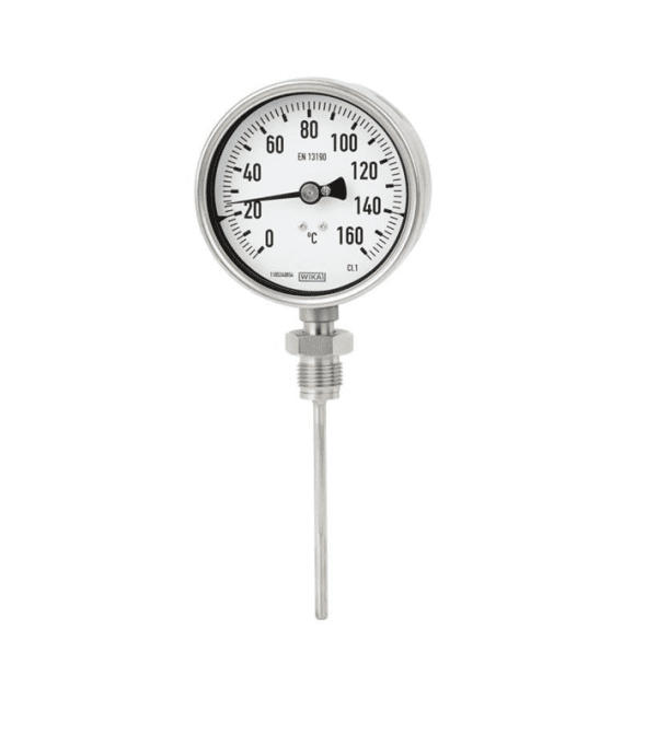 55 bimetalni termometer za procesno industrijo za merjenje temperature se uspešno uporablja zlasti v kemični in petrokemični, naftni in plinski ter energetski industriji.