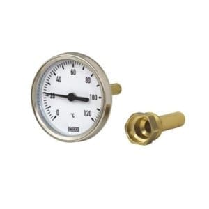 A46 bimetallic thermometer for heating engineering used in heating, air conditioning and refrigeration equipment for process temperature monitoring