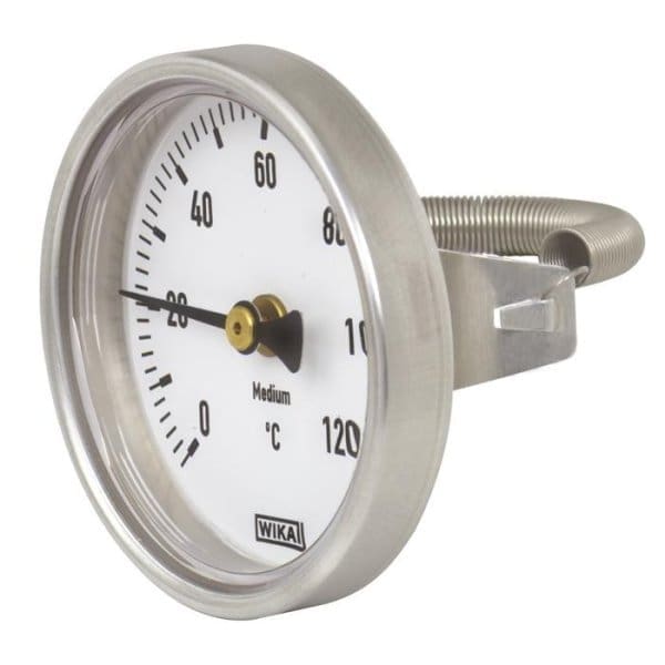 A46 bimetalni termometer za ogrevalno tehniko se uporablja v ogrevalni, klimatski in hladilni opremi za spremljanje procesne temperature