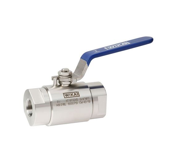BV kroglični ventil za merilnike tlaka z nizkim navorom in nizko obrabo za vsesplošno uporabo.