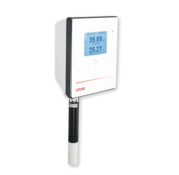 RMS-LOG-L-D data logger for humidity, temperature, CO2, differential pressure, dew point
