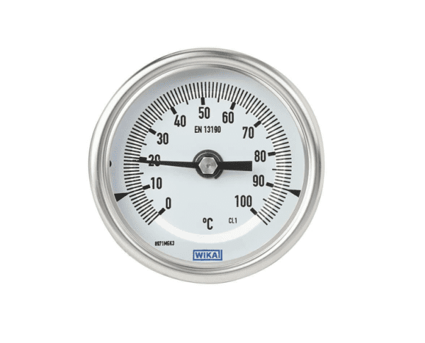 The TG54 bimetallic thermometer is suitable for use in the chemical and petrochemical, oil and gas, power and shipbuilding industries.