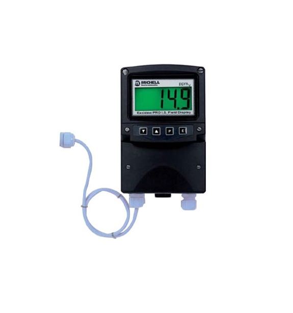 Intrinsically safe field display shows measurement results to the transducer