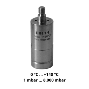 EBI 11-TP210 precizen logger za meritve temperaturnih procesov. Meritve tlaka do 8000 mbar. 0 … +140 °C. 2 x 7.500 meritev.
