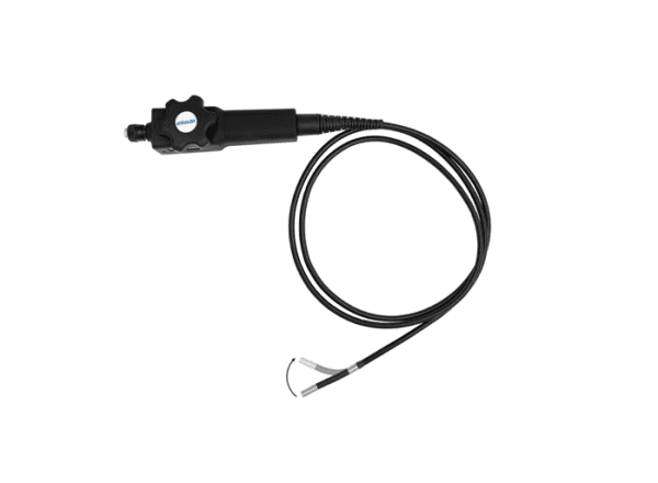 HD-video endoskopska sonda, vrtljiva Wöhler, Ø 6.2 mm / 1.5 m / 180°, vključena torbica za prenašanje. Združljivo z Wöhler VE 220, VE 320 in VE 400.