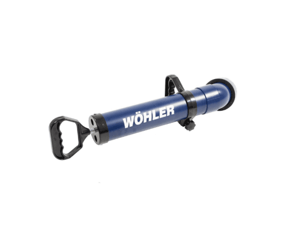 PU 100 črpalka za čiščenje cevi Wöhler je mala pomočnica za hitro rešitev. Lahke zamaške v ceveh lahko brez napora odpravite.
