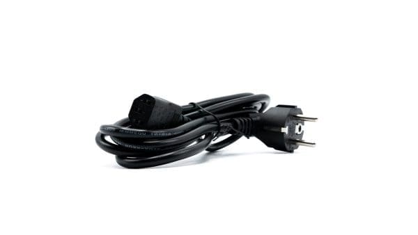 Napajalni kabel EU za Algiz RT10 HANDHELD je standardni napajalni kabel za Evropo. Združljiv je z Algiz RT10 in RS60 obročnim skenerjem.