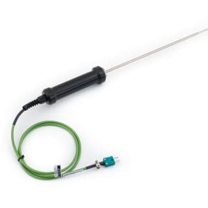2220 9670 temperature sensor thermocouple TC portable, is a puncture thermocouple for measuring asphalt temperature, with fast response time, temperature range up to 400 °C