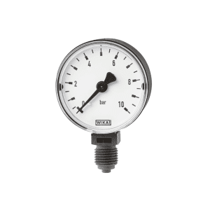 151.10/151.12 bourdonov manometer OEM različica WIKA zagotavlja nizke temperaturne vplive in visoko merilno stabilnost. nominalna velikost v mm: 40, 50, 63